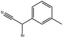 2-bromo-2-(3-methylphenyl)acetonitrile 化学構造式