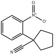 1-(2-Nitrophenyl)cyclopentanecarbonitrile Structure