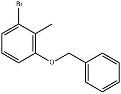 Benzene, 1-bromo-2-methyl-3-(phenylmethoxy)- Structure