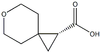 (R)-6-oxaspiro[2.5]octane-1-carboxylic acid Struktur