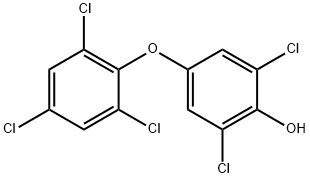 2,6-DICHLORO-4-(2,4,6-TRICHLOROPHENOXY)PHENOL Struktur