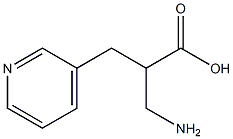 3-amino-2-(pyridin-3-ylmethyl)propanoic acid Structure