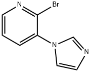 2-BROMO-3-(1H-IMIDAZOL-1-YL)PYRIDINE Structure