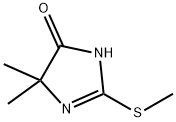 syn-Δ2-2-S-methyl-5,5-dimethylimidazolin-4-one Struktur