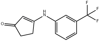 3-{[3-(trifluoromethyl)phenyl]amino}cyclopent-2-en-1-one|3-[[3-(三氟甲基)苯基]氨基]-2-环戊烯酮