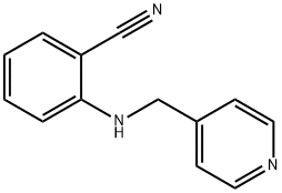 2-[(pyridin-4-ylmethyl)amino]benzonitrile Structure