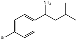 1-(4-bromophenyl)-3-methylbutan-1-amine,91428-21-6,结构式