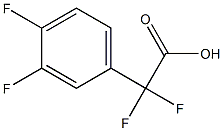 2-(3,4-Difluorophenyl)-2,2-difluoroacetic Acid Struktur