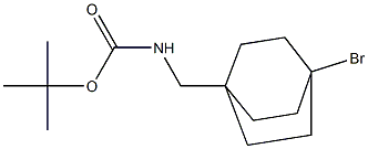 tert-butyl N-({4-bromobicyclo[2.2.2]octan-1-yl}methyl)carbamate Struktur