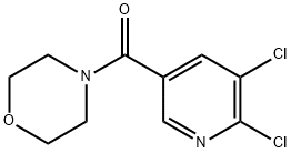 4-[(5,6-dichloropyridin-3-yl)carbonyl]morpholine Structure