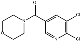 4-(5,6-二氯吡啶-3-羰基)吗啉, 919784-85-3, 结构式