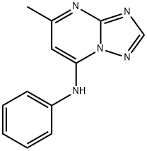 5-methyl-N-phenyl[1,2,4]triazolo[1,5-a]pyrimidin-7-amine Structure