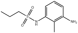 N-(3-氨基-2-甲基苯基)丙烷-1-磺酰胺 结构式