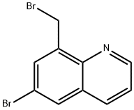6-bromo-8-(bromomethyl)quinoline Structure
