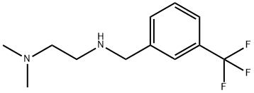 1,2-Ethanediamine, N1,N1-dimethyl-N2-[[3-(trifluoromethyl)phenyl]methyl]- Structure