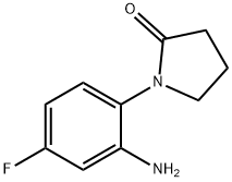 1-(2-amino-4-fluorophenyl)pyrrolidin-2-one Structure