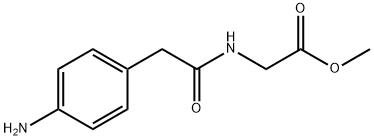 methyl 2-[2-(4-aminophenyl)acetamido]acetate Structure