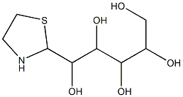 1-(2-Thiazolidinyl)-1,2,3,4,5-pentanepentol Structure