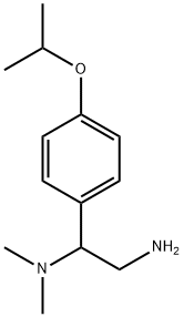 {2-氨基-1-[4-(丙烷-2-氧基)苯基]乙基}二甲基胺,928000-64-0,结构式