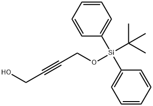 4-[[(1,1-DIMETHYLETHYL)DIPHENYLSILYL]OXY]-2-BUTYN-1-OL 结构式