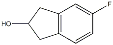 5-fluoro-2,3-dihydro-1H-inden-2-ol 化学構造式