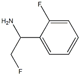 2-氟-1-(2-氟苯基)乙-1-胺 结构式