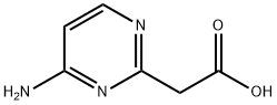 2-(4-aminopyrimidin-2-yl)acetic acid 化学構造式