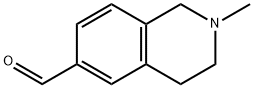 6-Isoquinolinecarboxaldehyde, 1,2,3,4-tetrahydro-2-methyl- 化学構造式