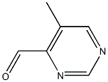 5-methylpyrimidine-4-carbaldehyde Struktur