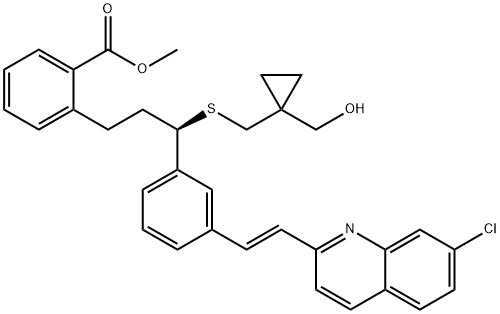 936359-25-0 Benzoic acid, 2-[(3R)-3-[3-[(1E)-2-(7-chloro-2-quinolinyl)ethenyl]phenyl]-3-[[[1-(hydroxyMethyl)cyclopropyl]Methyl]thio]propyl]-, Methyl ester