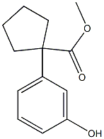 methyl 1-(3-hydroxyphenyl)cyclopentane-1-carboxylate Structure