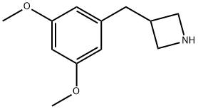 3-[(3,5-dimethoxyphenyl)methyl]azetidine Structure