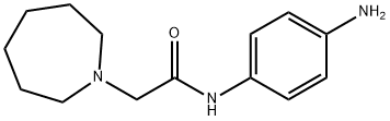 N-(4-aminophenyl)-2-azepan-1-ylacetamide Struktur