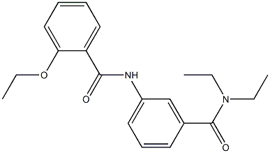 N-{3-[(diethylamino)carbonyl]phenyl}-2-ethoxybenzamide Structure