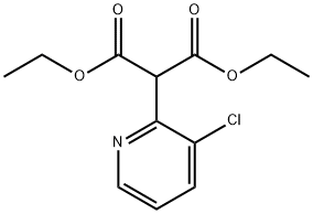 diethyl 2-(3-chloropyridin-2-yl)malonate 结构式