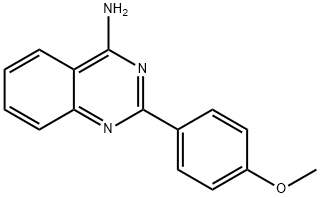 4-Amino-2-(4-methoxyphenyl)quinazoline Structure