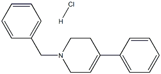 1-benzyl-4-phenyl-1,2,3,6-tetrahydropyridine hydrochloride Struktur