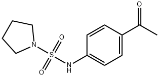 N-(4-acetylphenyl)pyrrolidine-1-sulfonamide Structure