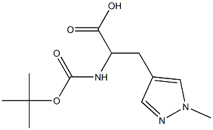 2-tert-butoxycarbonylamino-3-(1-methyl-1H-pyrazol-4-yl)propionic acid|2-(BOC-氨基)-3-(1-甲基-4-吡唑基)丙酸