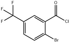 Benzoyl chloride, 2-bromo-5-(trifluoromethyl)- Struktur