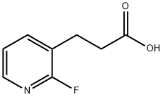 3-(2-フルオロピリジン-3-イル)プロパン酸 化学構造式