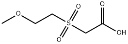 2-(2-methoxyethanesulfonyl)acetic acid Structure