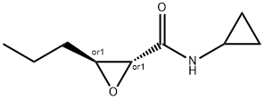 3-丙基-环氧乙烷-2-羰基环丙酰胺 结构式