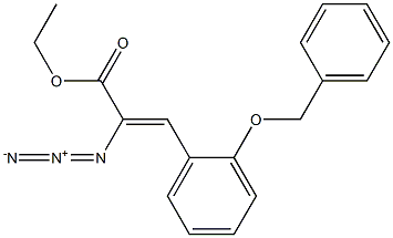 2-Propenoic acid, 2-azido-3-[2-(phenylmethoxy)phenyl]-, ethyl ester, (Z)-