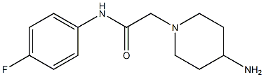 2-(4-aminopiperidin-1-yl)-N-(4-fluorophenyl)acetamide|