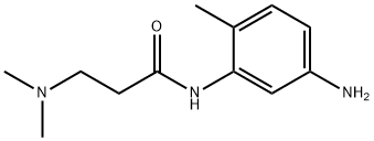 N-(5-amino-2-methylphenyl)-3-(dimethylamino)propanamide 化学構造式