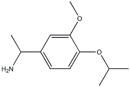 1-[3-methoxy-4-(propan-2-yloxy)phenyl]ethan-1-amine 化学構造式