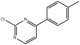 2-Chloro-4-(4-tolyl)pyrimidine Struktur