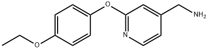 4-Pyridinemethanamine, 2-(4-ethoxyphenoxy)- Structure