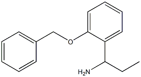 1-[2-(benzyloxy)phenyl]propan-1-amine Structure
